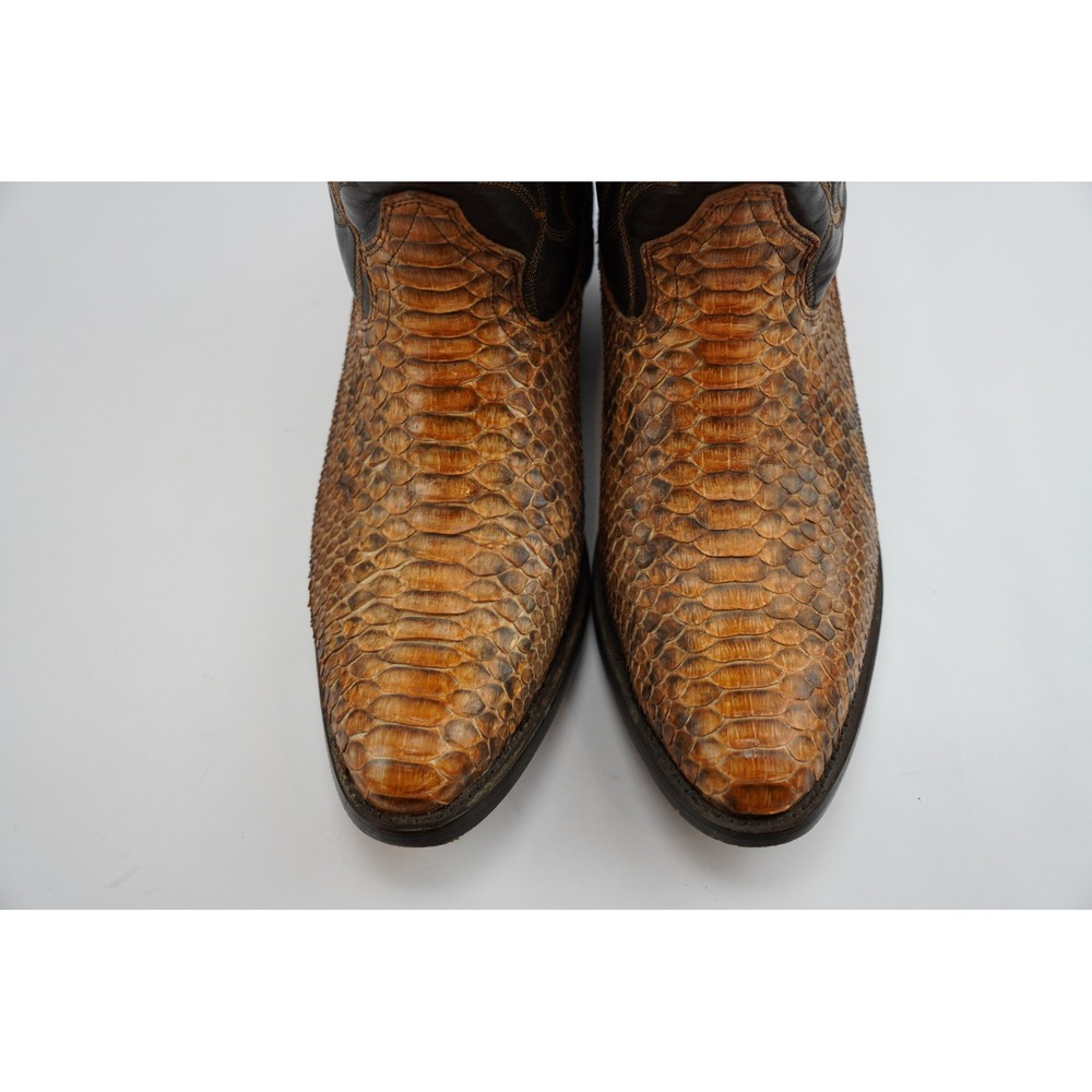J.B. Dillon Reserve JBR1003 Brown Python Cowboy B… - image 7